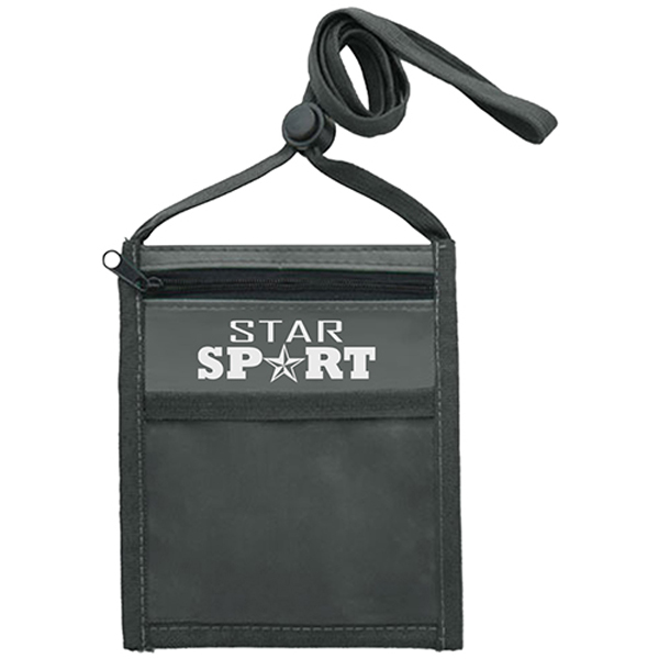 NylonPouchwithFrontZipperPocket-Dark