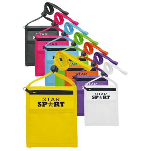 Nylon Pouch with Front Zipper Pocket