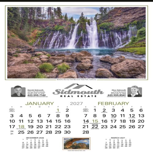 Our Country Executive Large Wall Calendar