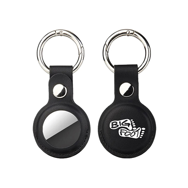 ProtectiveLeatherCaseforAppleAirTag-Black