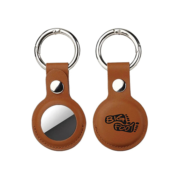 ProtectiveLeatherCaseforAppleAirTag-Brown