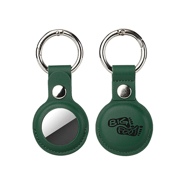 ProtectiveLeatherCaseforAppleAirTag-Green