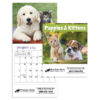 Puppies & Kittens 12 Month Mini Calendar