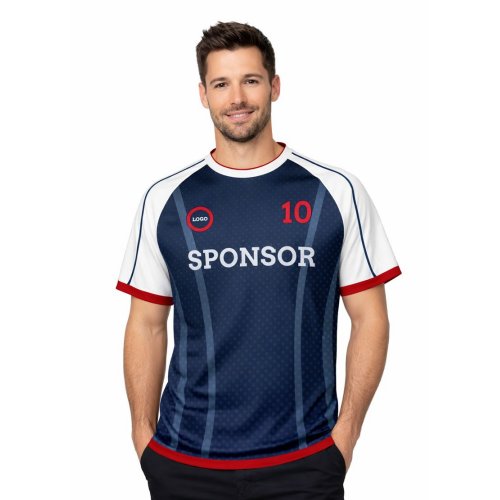 Quick Dry Personalized Dye Sublimated Crew Neck T-Shirt