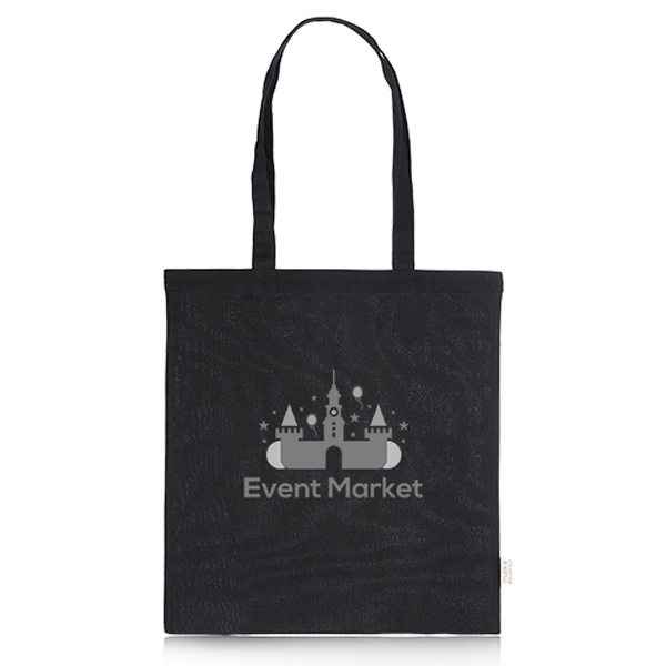 RecycledSolidCottonToteBags-Black