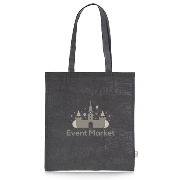 RecycledSolidCottonToteBags-Grey