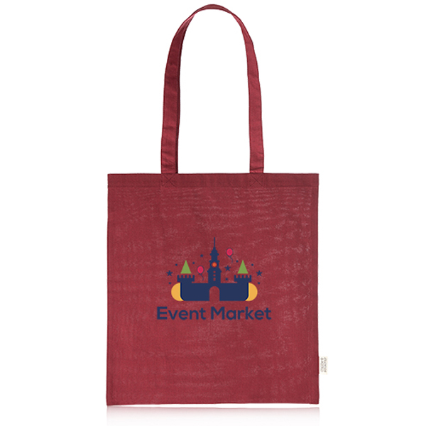 RecycledSolidCottonToteBags-Red
