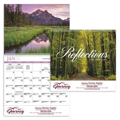 Reflections Non-Denominational Spiral Appointment Calendar