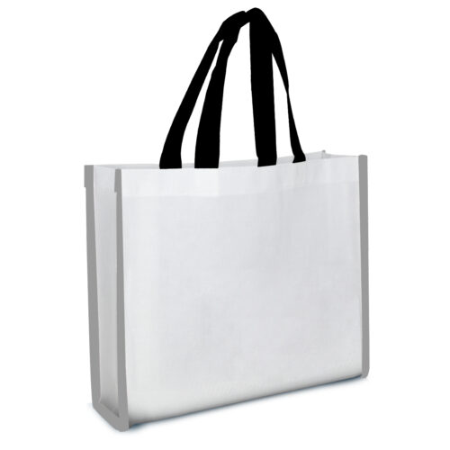 Reflective Non-Woven Coloring Tote Bag With Crayons