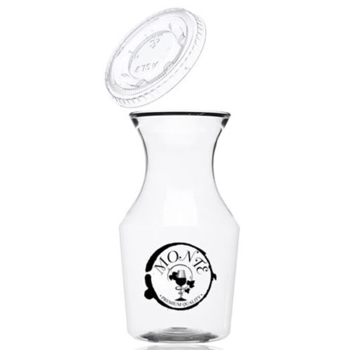 Reserv 12 oz. Plastic Disposable Wine Carafe
