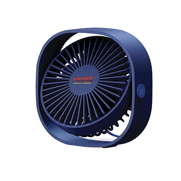 RotatableDesktopTravelUSBFan-Blue
