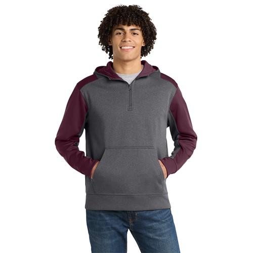 ST249_Graphite-Heather_Maroon