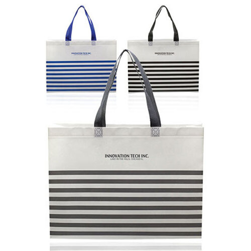 Seaside Striped Tote Bags