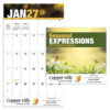 Seasonal Expressions Big Block 13 Month Stapled Calendar