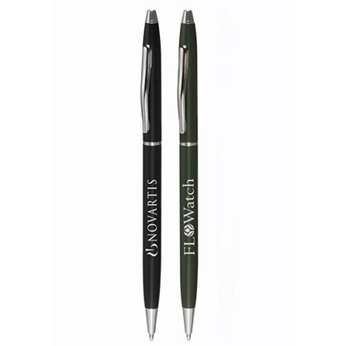 Slim Executive Metal Silver Hotel Pens