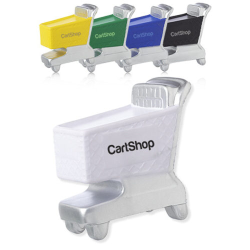Super Market Cart Shaped Stress Balls