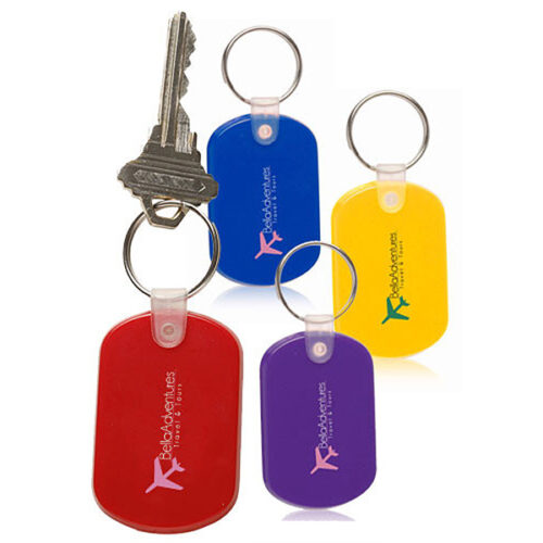 Tag Soft Plastic Keychains