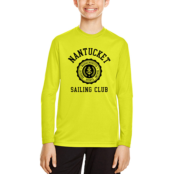 Team365YouthZonePerformanceLongSleeveShirts-Safety