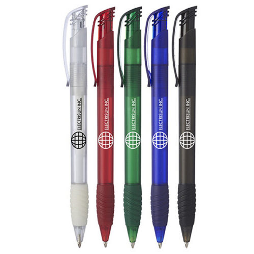 Translucent Ballpoint Grip Pens