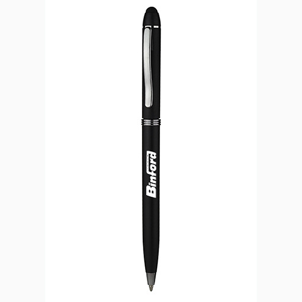 Twist Action Plastic Stylus Pens_Black