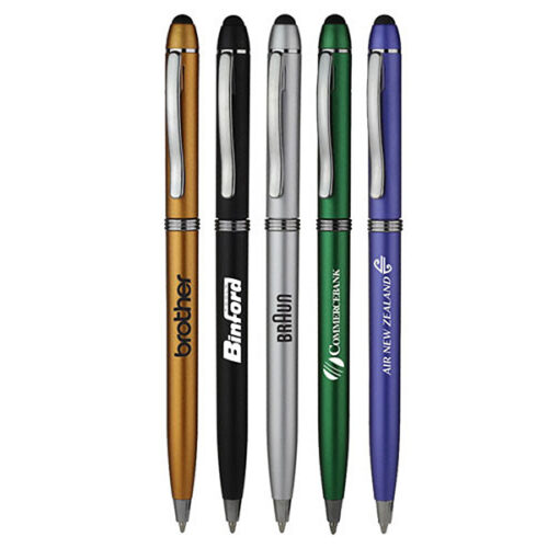 Twist Action Plastic Stylus Pens