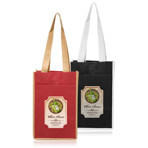 Two Bottle Non-Woven Wine Bags