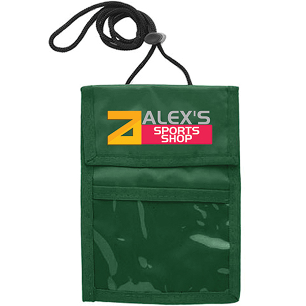 TwoPocketFlapNeckWallet-Darkgreen