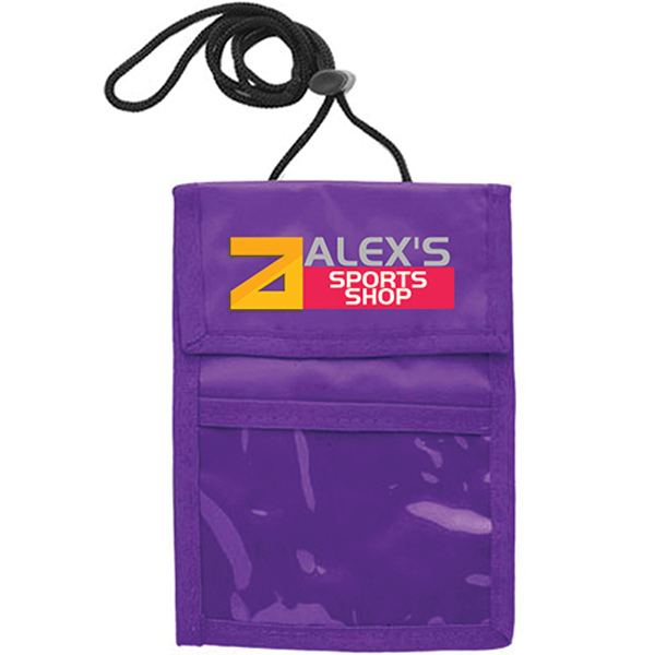 TwoPocketFlapNeckWallet-Violet