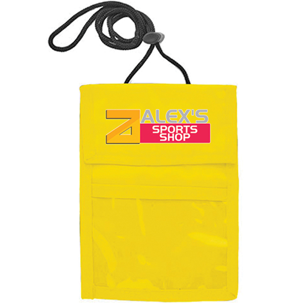 TwoPocketFlapNeckWallet-Yellow