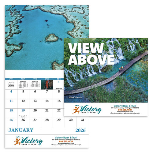 View Above 13 Month Stapled Calendar