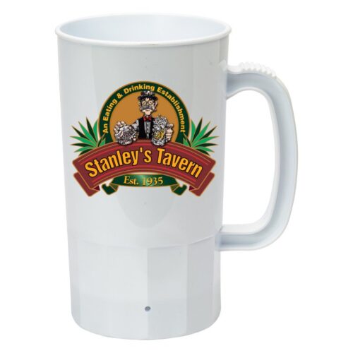 32 oz Plastic Jumbo Mug with Full Color Digital Print