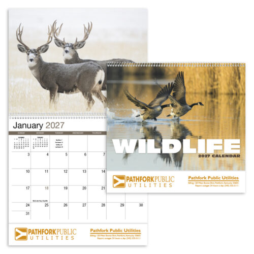Wildlife Spiral Appointment Calendar