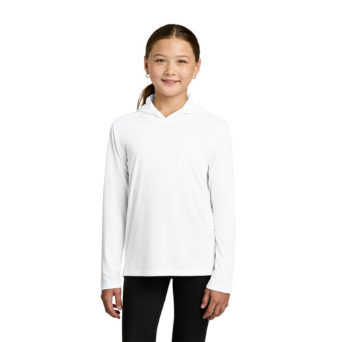 Sport-Tek Youth Posi-UV Pro Long Sleeve Hoodie