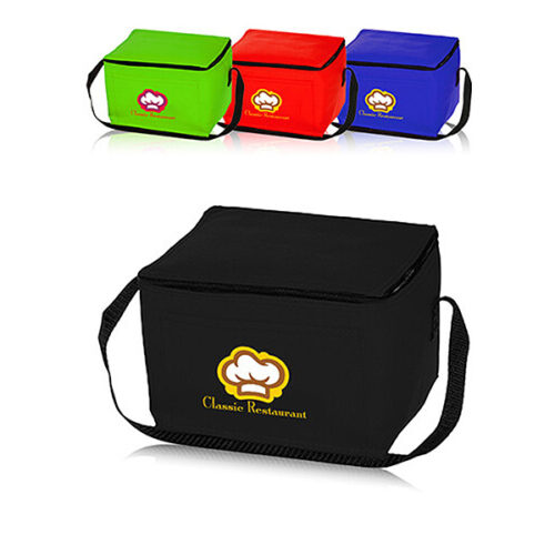 Zipper Top Insulated Lunch Bags